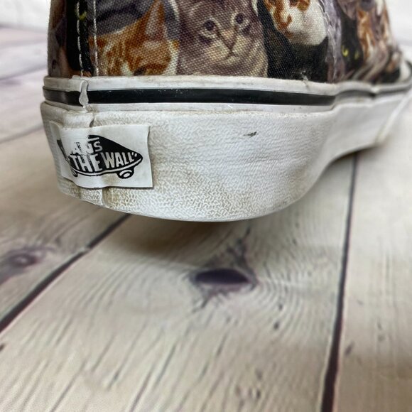 Vans Off the Wall Unisex Shoes Men Size 9.5 Women Size 11 ASPCA Cats Prints - Picture 12 of 16